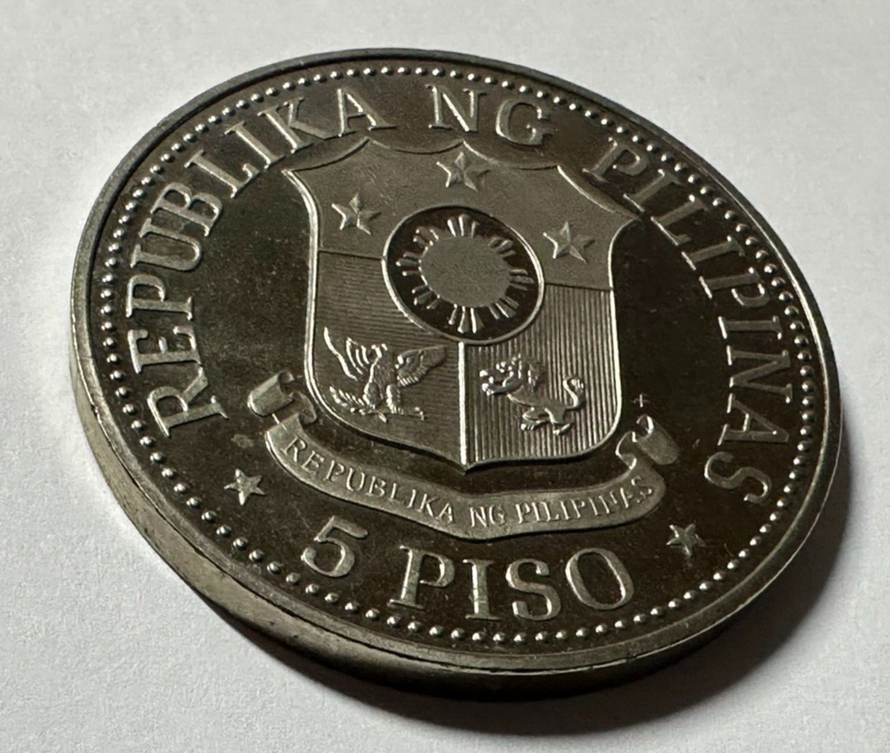 1976 PHILIPPINES 5 PISO PROOF COIN