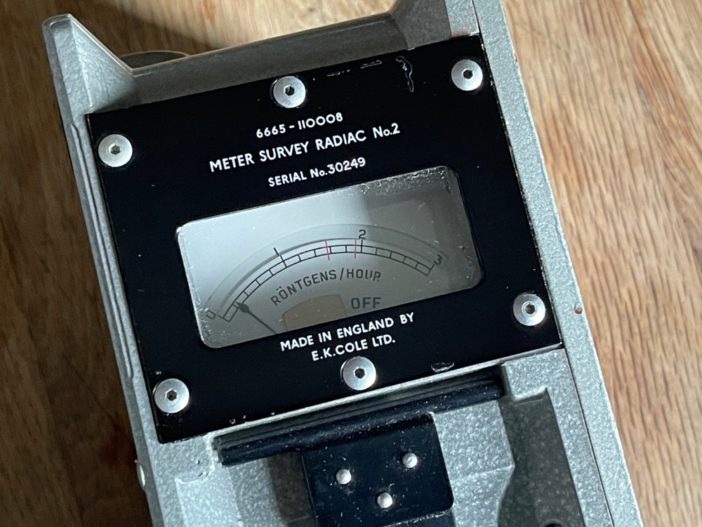 British Military RADIAC Meter No. 2