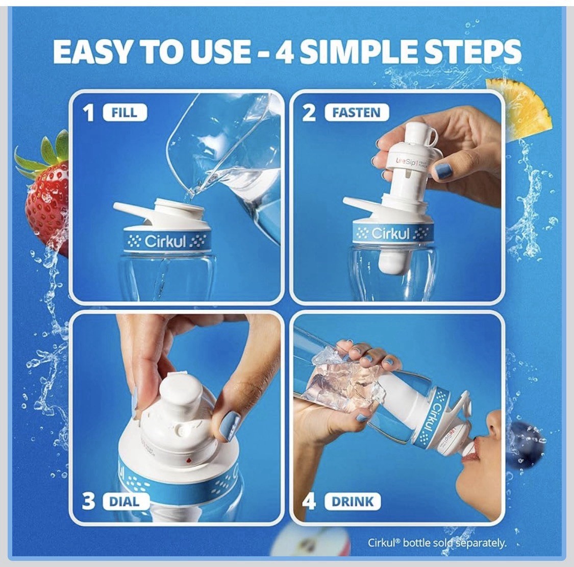 16 SEALED Sip Cartridges Squeeze Lemonade Classic Lemonade Strawberry Sabrocita