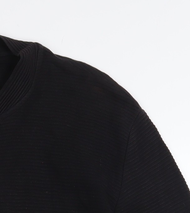 Next Men's Black Medium Basic Jacket 100% Cotton Zip Up Casual Bomber