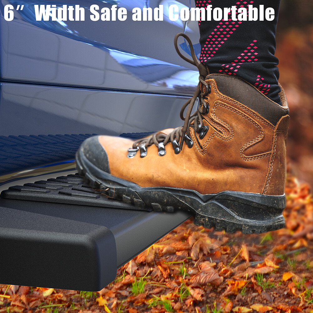 6" Running Boards For 2019-2025 Silverado/Sierra Crew Cab Nerf Bars Side Steps