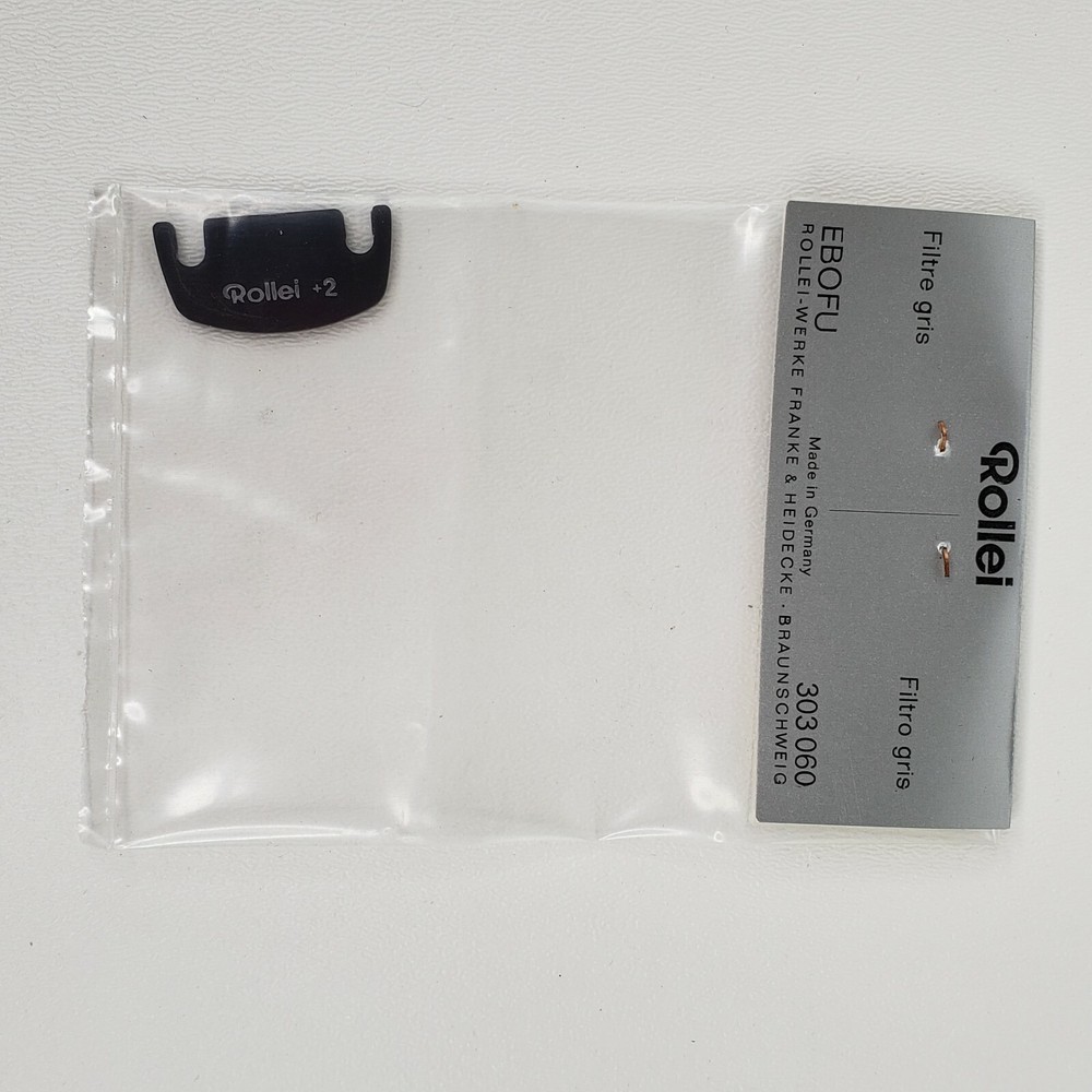 Vtg Rollei +2 Graufilter E 34 C Neutral Density Filter Camera Accessory Germany
