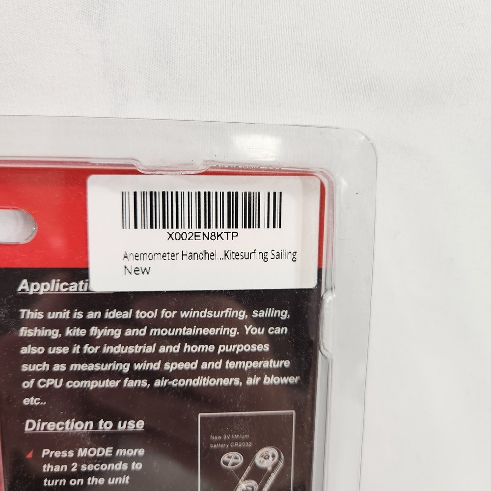 Wintact Digital Anemometer Wind Speed Temperature WT816 New Sealed