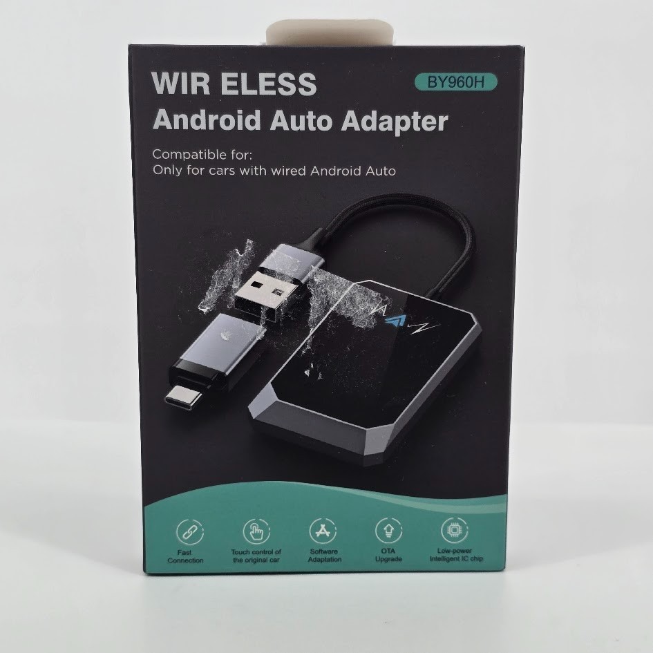 Android Auto Wireless Adapter Instant Connection, Converts Wired to Wireless