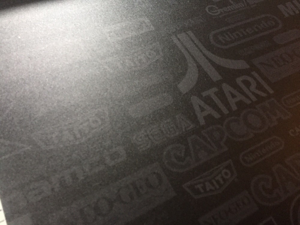 Generic Arcade Logo Laminated Control Panel Overlay (CPO) - 30" x 17"
