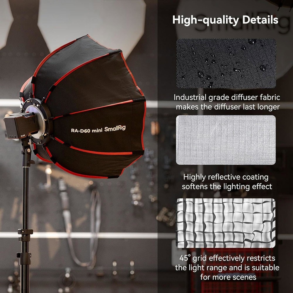 SmallRig RA-D60 Mini Parabolic Softbox (23.6") 4682