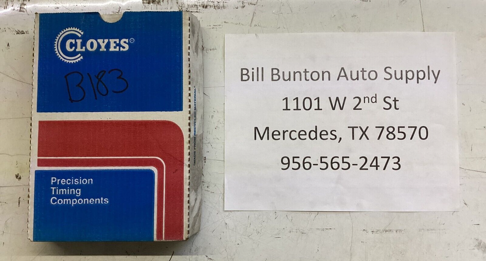 NOS Cloyes B183 - Engine Timing Belt