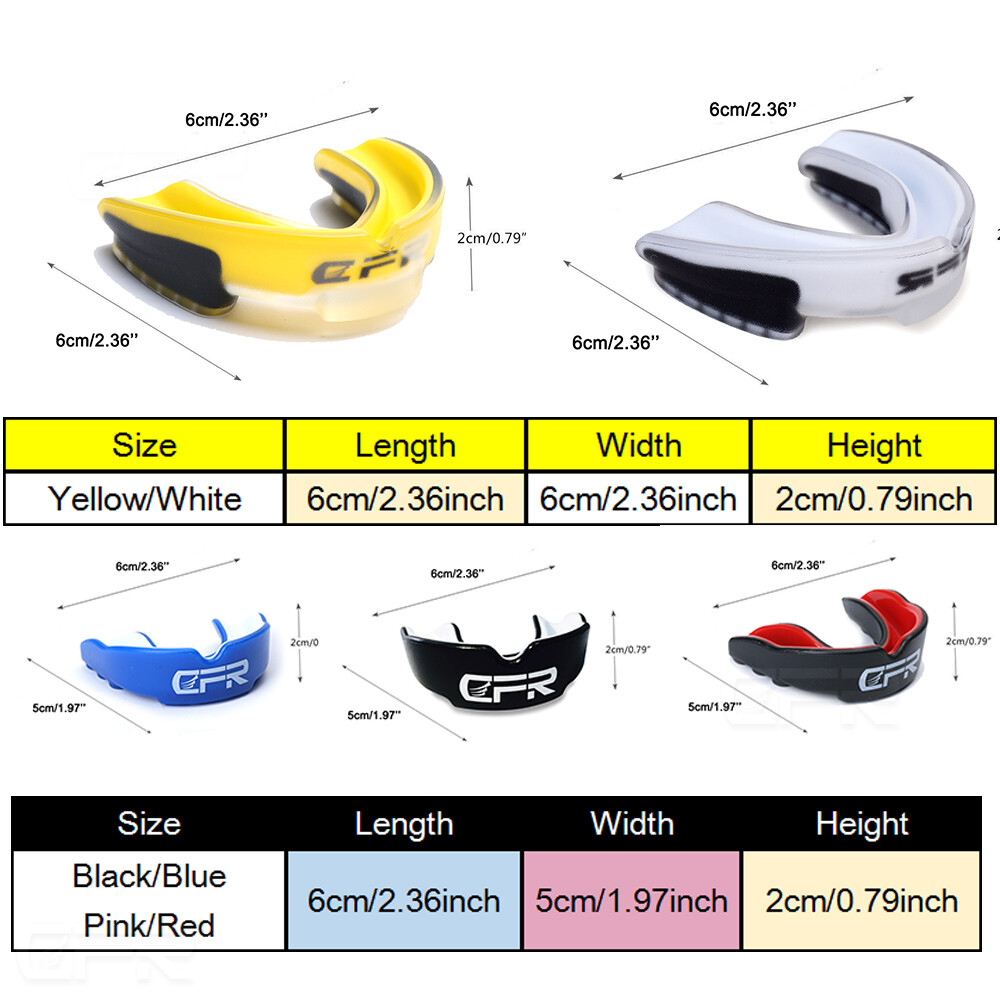 Mouth Guard Teeth Gum Shield Boxing MMA Grinding Sports Rugby Gel MouthPiece DSM