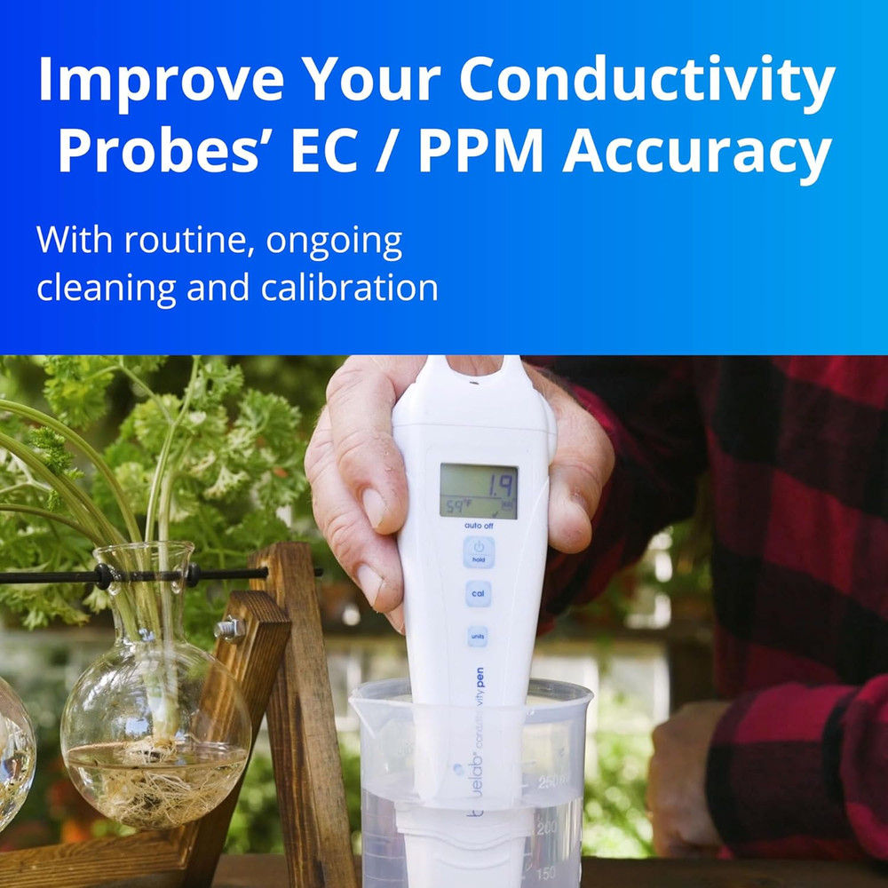 Calibration Solution Ph 4.0, 7.0 and 2.77 EC Conductivity Solution, 500 Ml Each