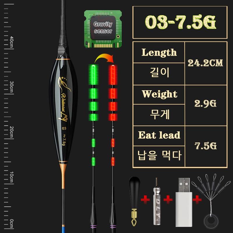New Fishing Float Auto Gravity Sensor Chip Electronic Rocky Fishing Float High S