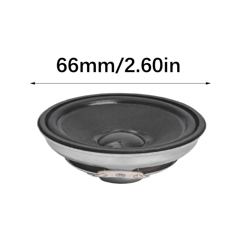 Loudspeaker 5W 2ohm 2.5inch Round Shape Replacement Loudspeaker Full