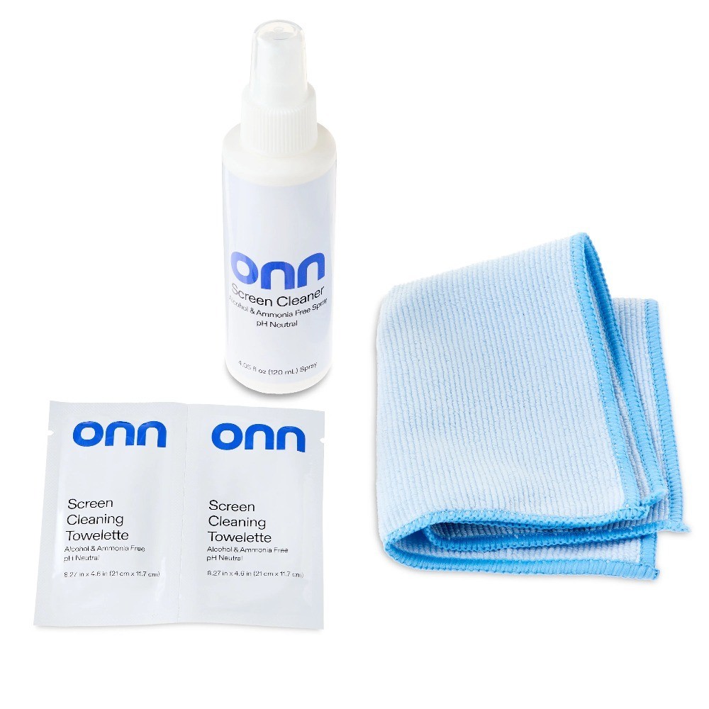Screen Cleaning Kit with Microfiber Cloths and Cleaning Solution for
