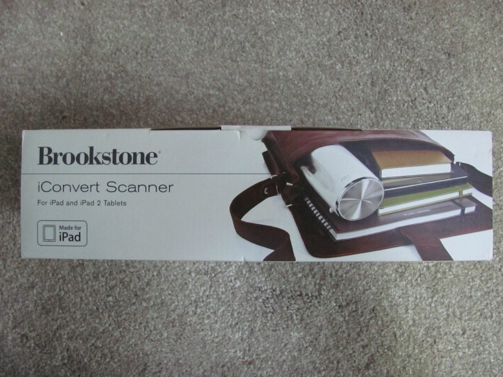 Brookstone iConvert Scanner for iPad, iPad 2 and iPad (3rd generation) Tablets