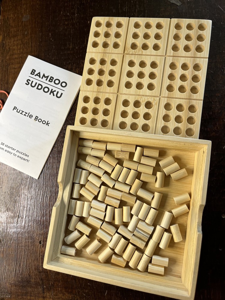 Bamboo Sudoku by Project Genius PreOwned, Never Used