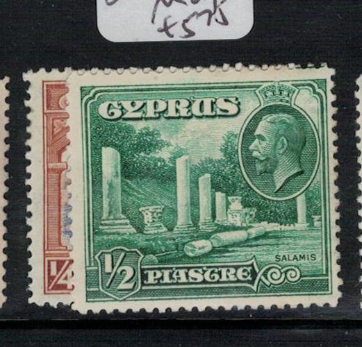 Cyprus SG 133-4 MOG (3ebj)