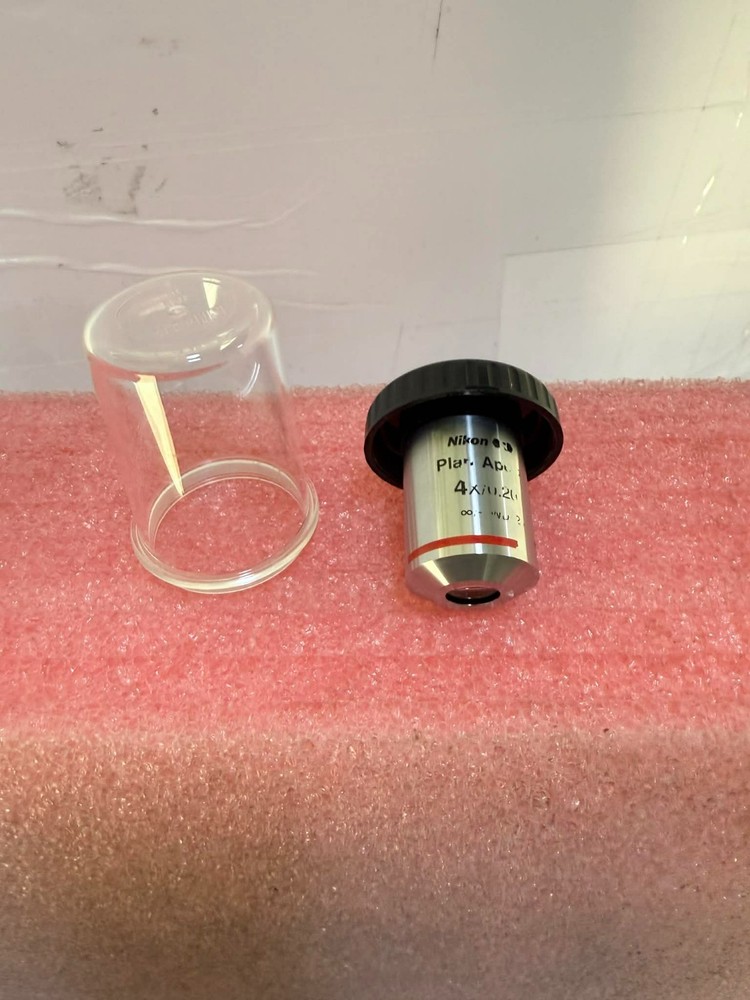 Nikon Microscope Objective Plan Apo Lambda λ 4X/0.20 OFN25 CFI Eclipse ∞/- M25