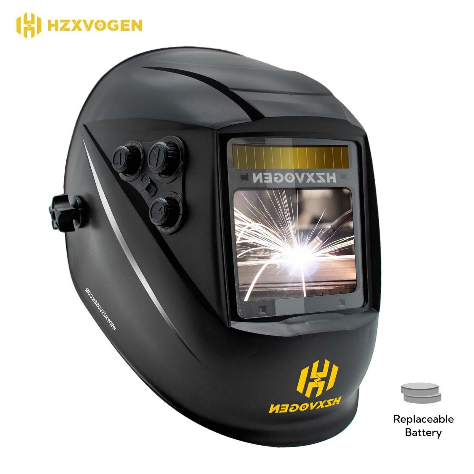 US Welding Helmet True Color Auto Darkening Welder Mask Solar Battery Large View