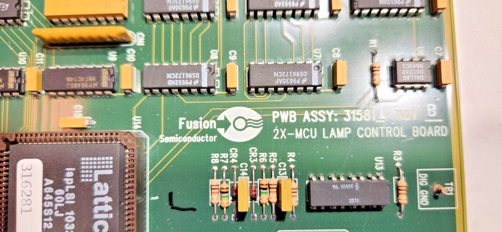 Fusion Semiconductor 315811 REV B 2X-MCU Lamp Control Board