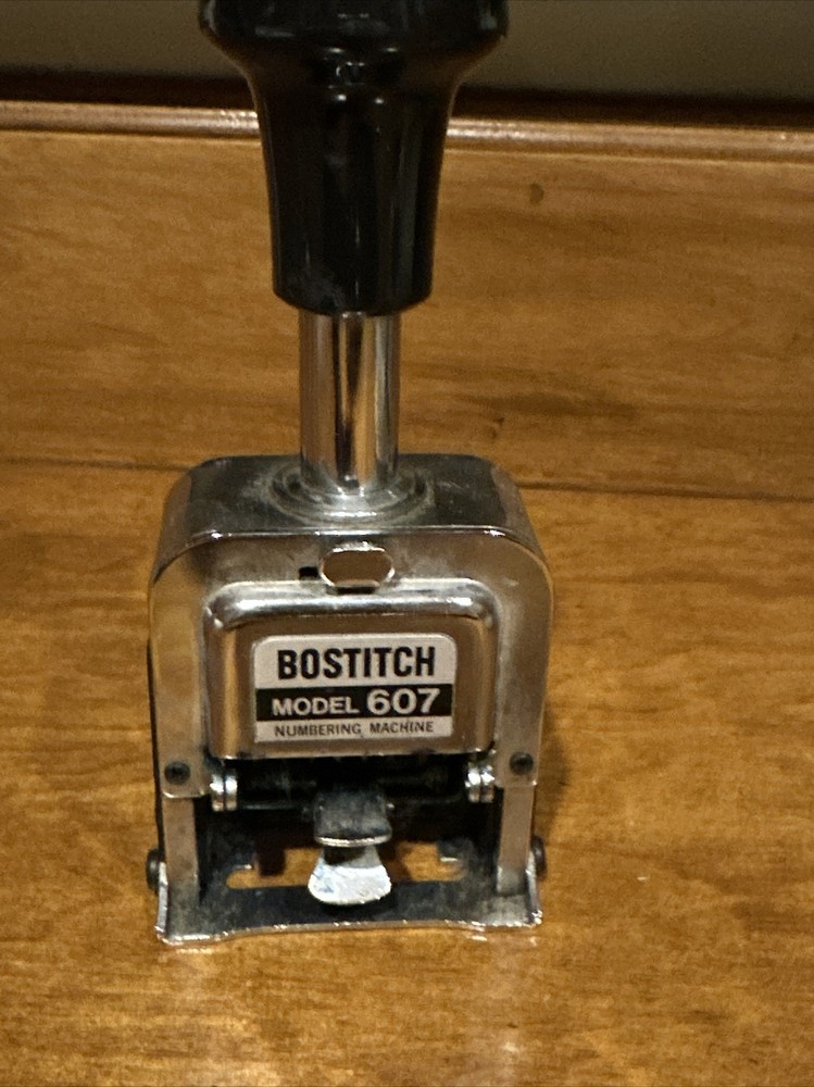 Bostitch Model 607 Numbering Machine