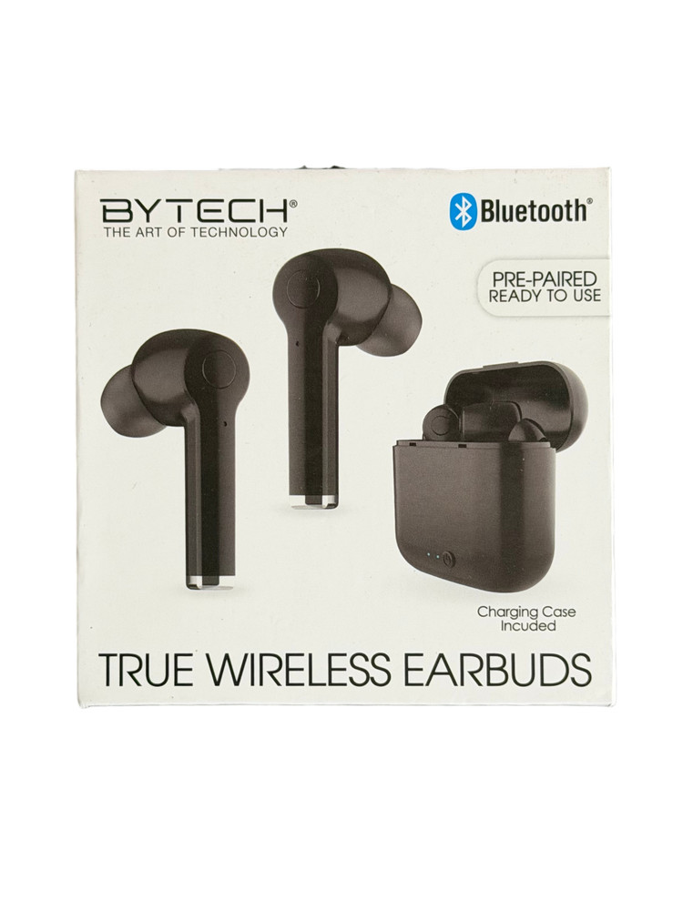 Bytech True Wireless Earbuds - Black