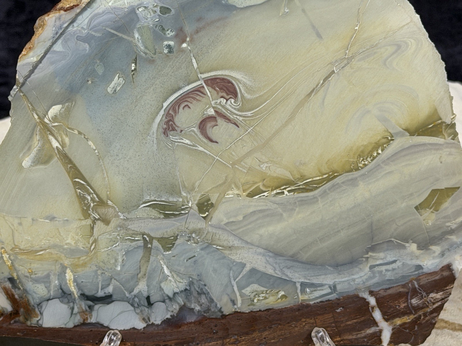 Large Willow Creek Jasper Slab, Lot #301