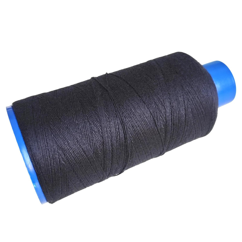 Professional Thick Weaving Thread 100% Polyester Black for Making Wig Sewing Hai