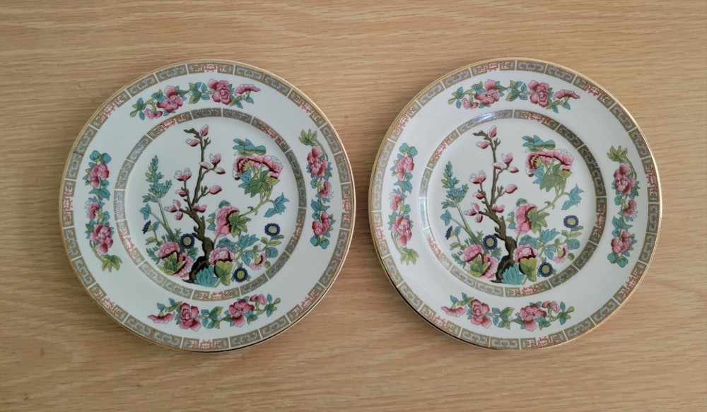 John Maddock & Sons England Complete Place Setting for 2- Indian Tree 10 Pieces