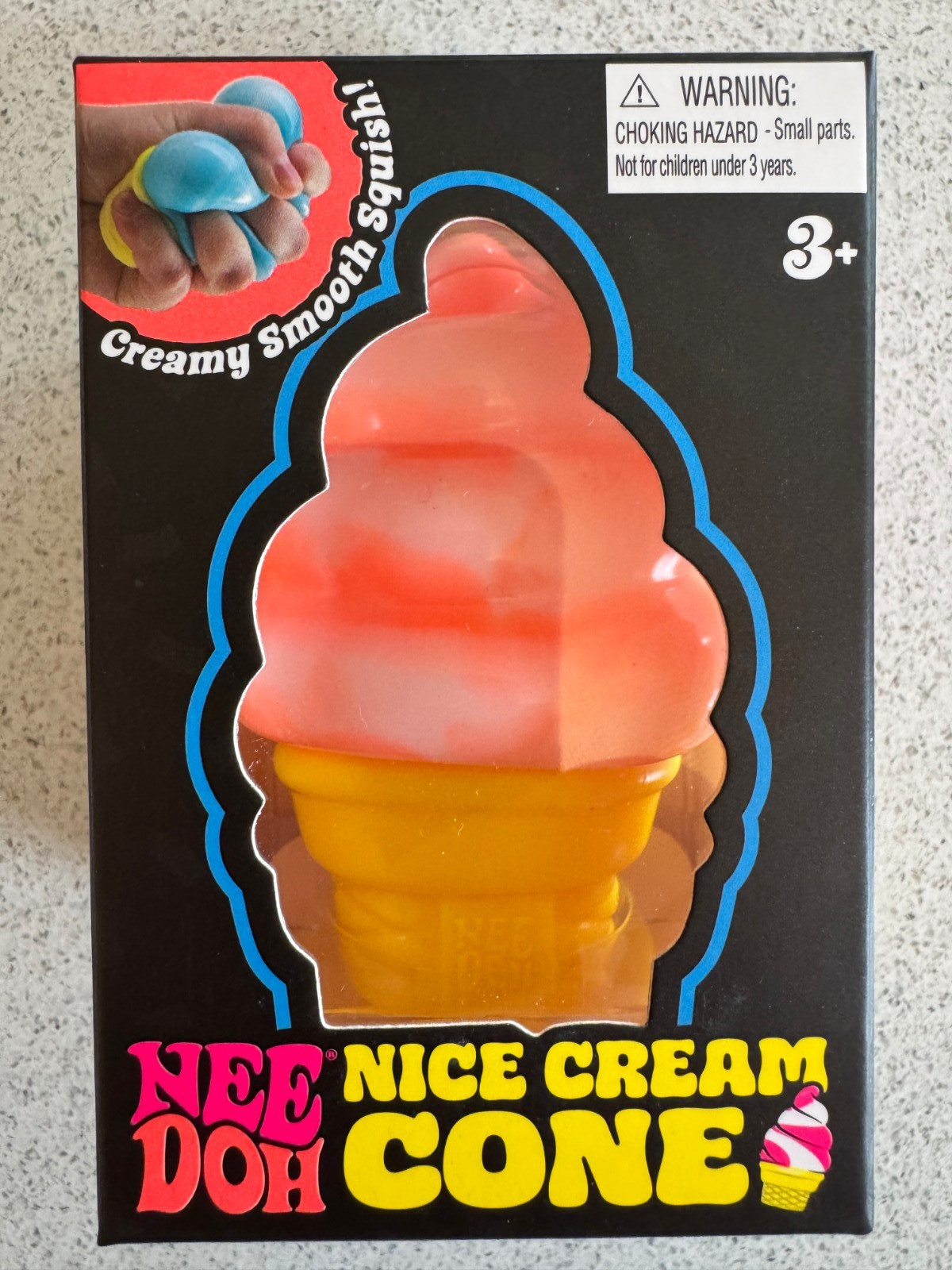 Schylling NeeDoh Nice Cream Cone Viral TikTok Fidget Stress Toy Pick Your Color