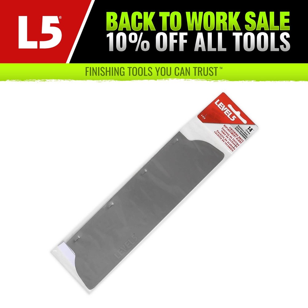 LEVEL5 Tools - Drywall Composite Skimming Blade 14" Replacement Insert | 4-950C