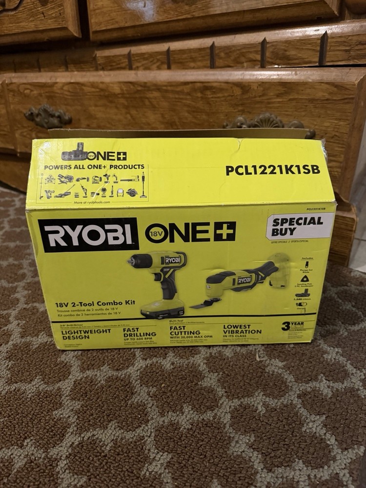 Ryobi 18V ONE+ 2-Tool Kit – Drill Driver + Oscillating Tool (Great Condition)