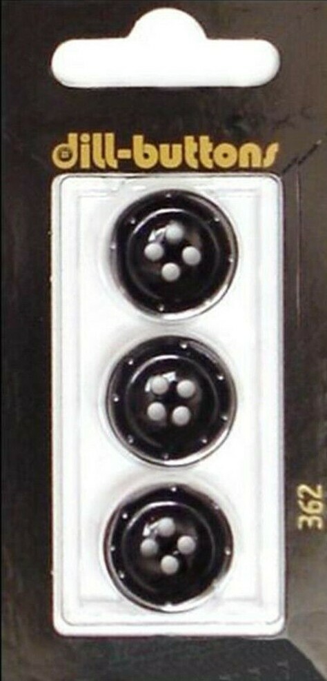Dill Buttons ~ (0362) - 11/16" - 3 ct