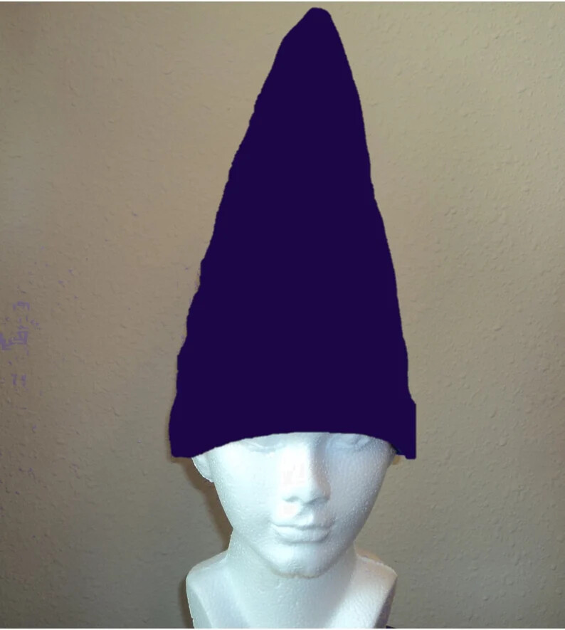 Garden Gnome Hat Your choice of red blue green - Halloween Costume Dress up New