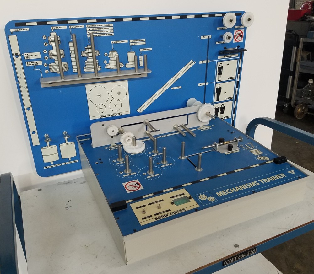 LJ Technical Systems Mechanisms Trainer PN: TL3161N ~ INCOMPLETE