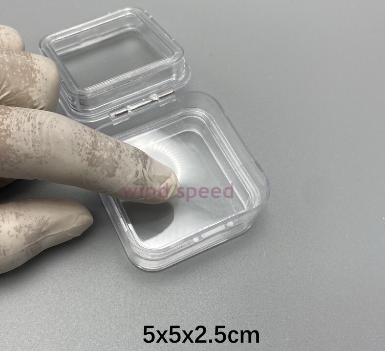 Denture Hinged Display Box Jewelry Chip Storage Boxes False Teeth Membrane Case
