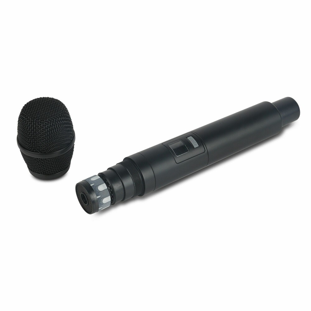 Microphone - UHF wireless handheld black 504.50 MHz lighted LCD battery powered