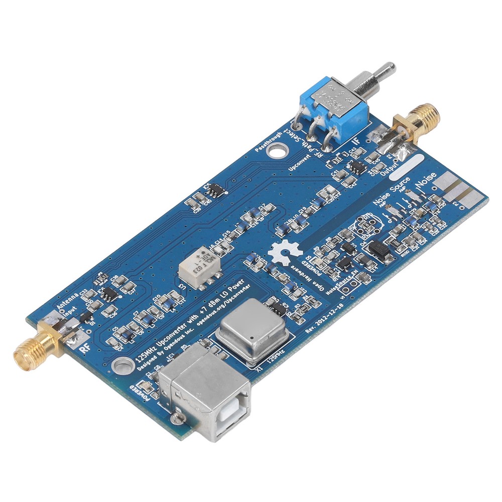 125MHz SDR Variable Frequency Upconverter Board For RTL2832+R820T2 Receiver