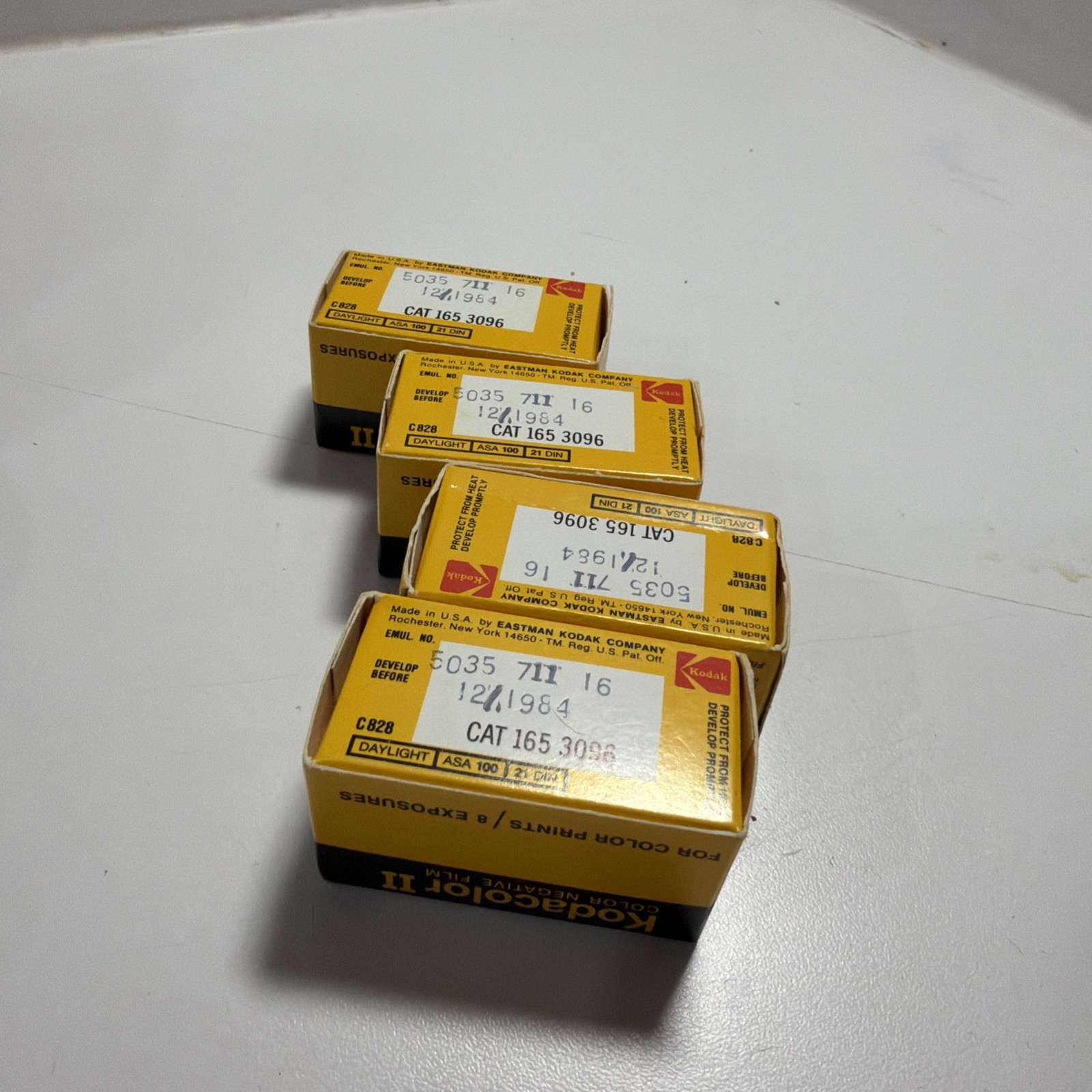 NEW 4 X Kodak Kodacolor II C 828 Color Negative Film SEALED NOS EXP 1980's