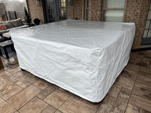 Heavy Duty Outdoor Furniture Cover – Sun Protection for Summer 90" x 90" x 40"