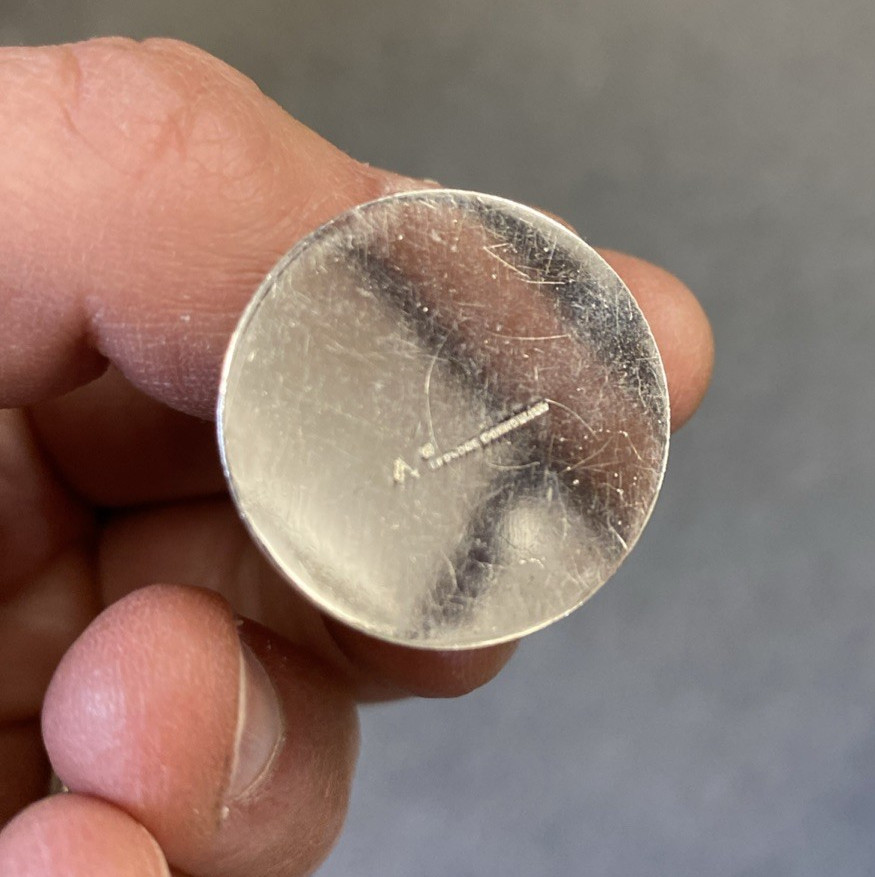 Leonore Doskow Christmas Tree Place Card Holders, Silverplate Set of 18