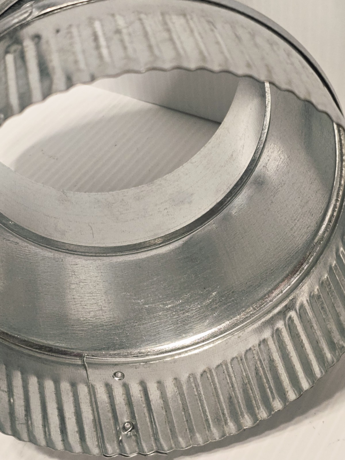 Imperial GV1358 Galvanized 24 ga. Steel Furnace Pipe INCREASER 5"-6" Dia.