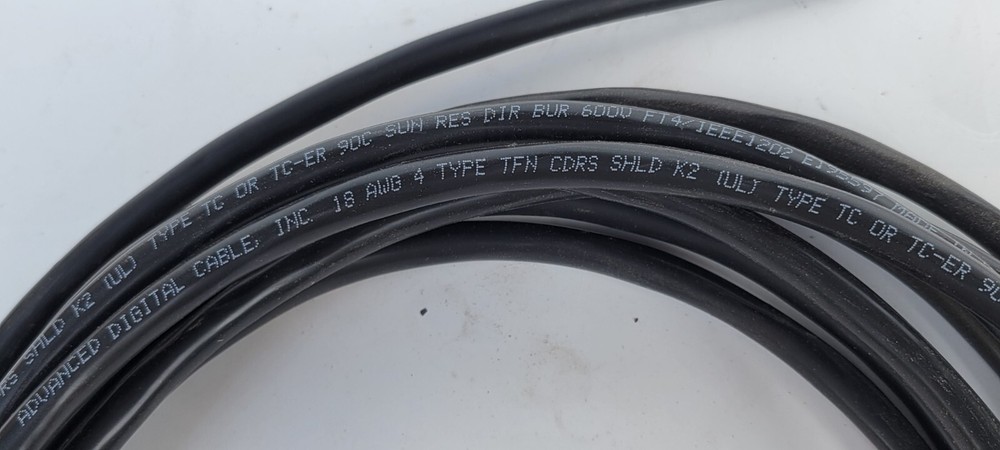 Advanced Digital 6804SDK2 18/4C Tesla Powerwall communication Cable 20ft