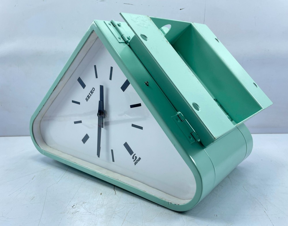 MC-018 Seikosha MC-271 Both Side Dialer Slave Clock Vintage Triangular Secondary