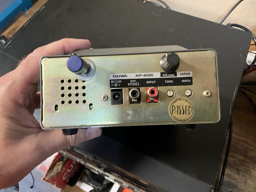 Daiwa AF-606K All Mode Active Filter for HAM Radio Nice Shape Untested Recently