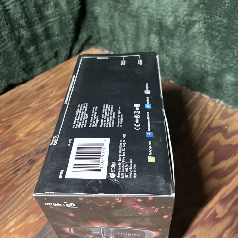 Utopia ReTrak 360 Degree 3D VR Headset Bundle Bluetooth Earbuds & Controller NIB