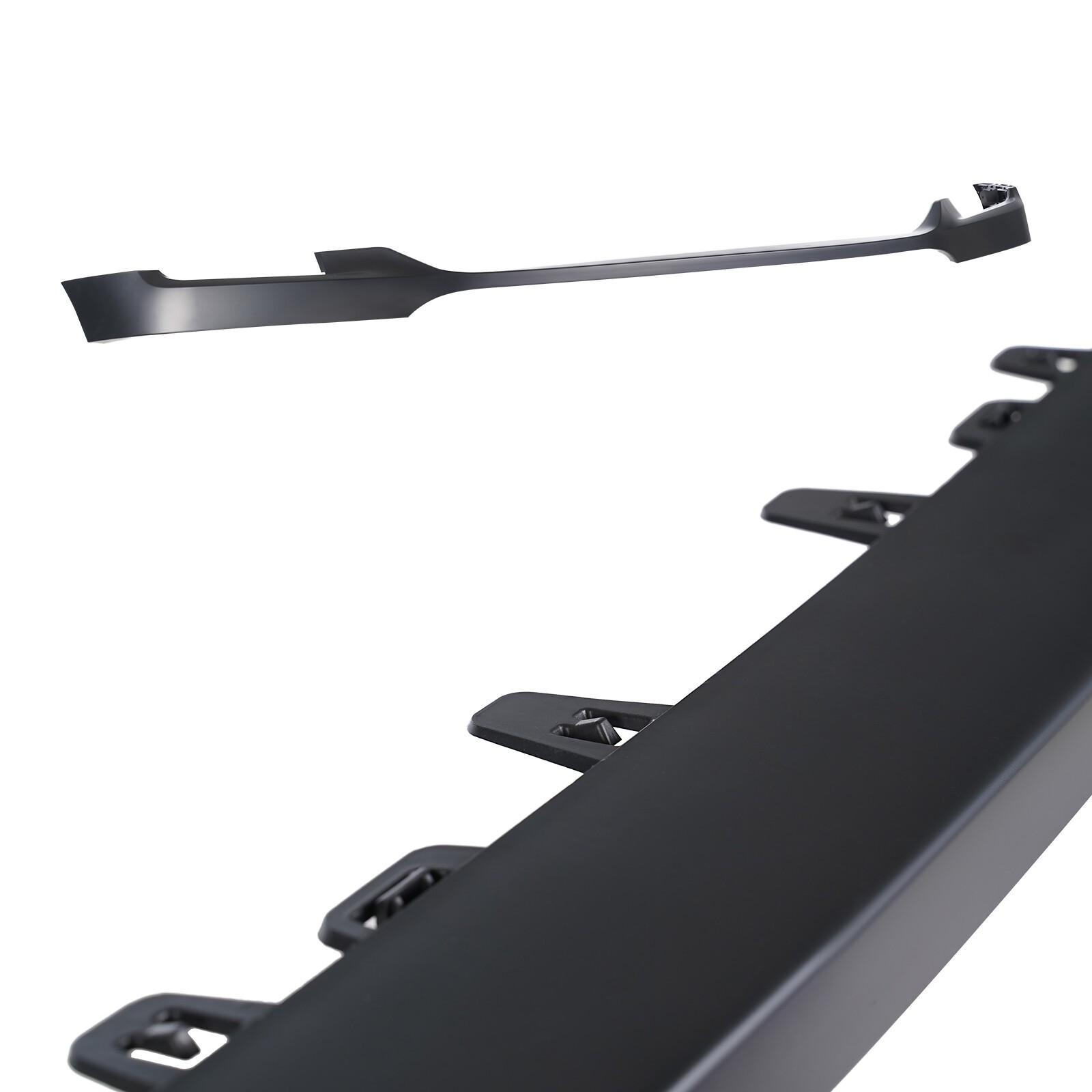 Front Bumper Cover Upper Molding Trim For 2021 2022 2023 Ford F-150 Primed Black