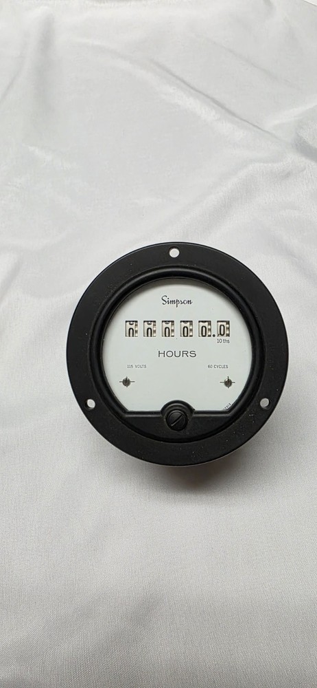 SIMPSON 55ET 03580 115V ELAPSED TIME INDICATOR
