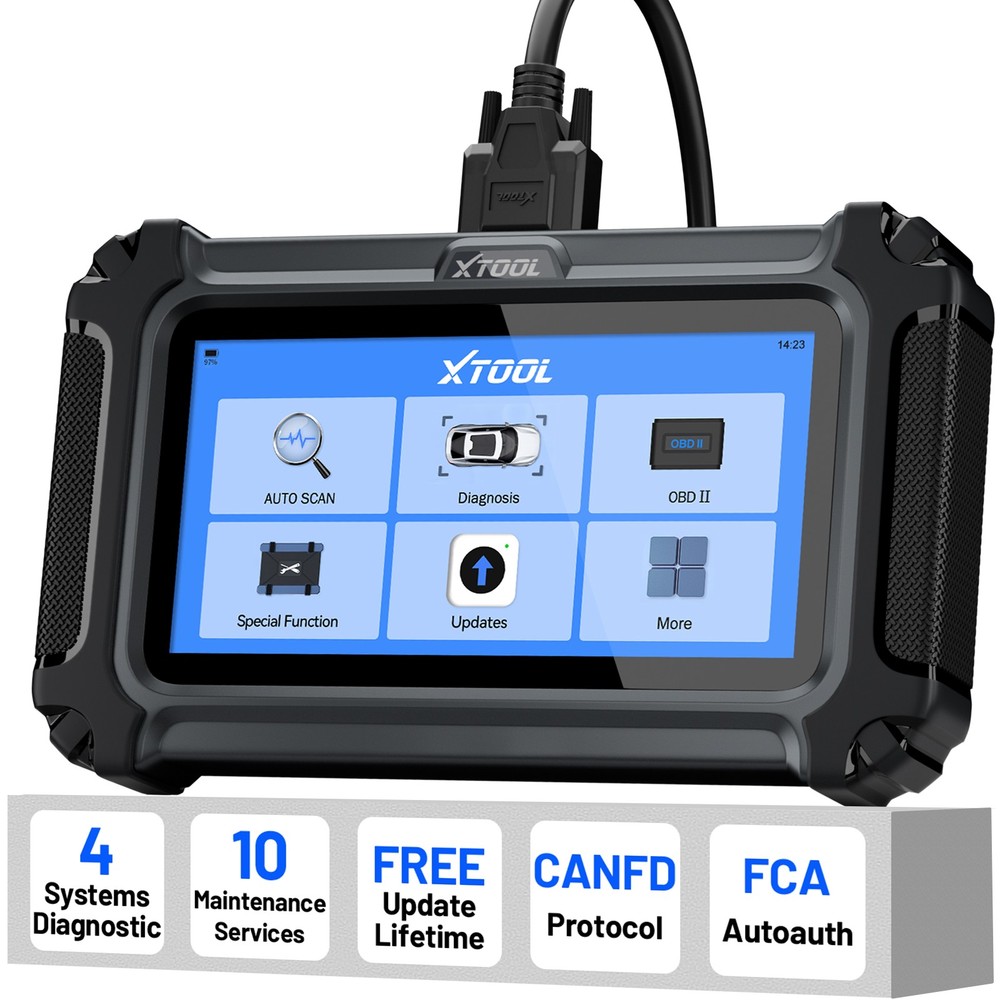 XTOOL D5 OBD2 Scanner Engine ABS SRS Transmission Diagnostic Tool Code Reader