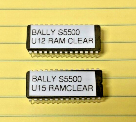 Bally s5500 Safe Ram Clear Chips