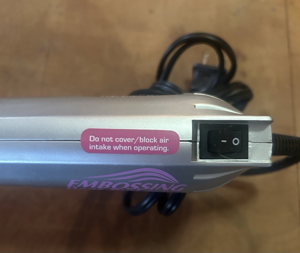 Embossing Heat Tool Model 2500 Silver With Stand A23