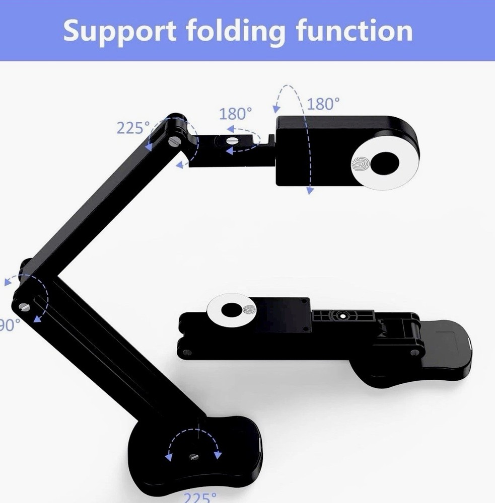 4K*Document Camera&Webcam*Dual Microphones*USB Visualizer*Windows*MacOS*ChromeOS